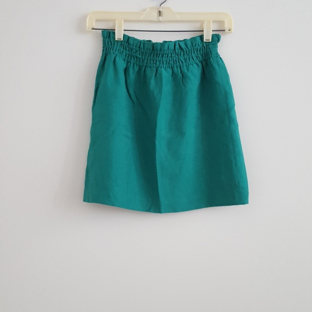 Kelly Green skirt from J.Crew.